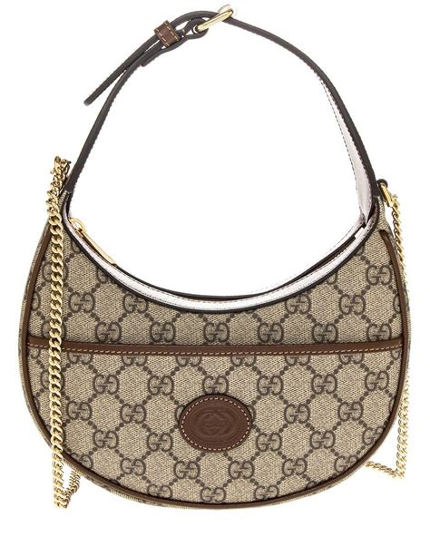 gucci bag moon|Gucci half moon hobo bag.